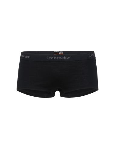 Preview: Icebreaker Women 200 Oasis Boy Shorts - black