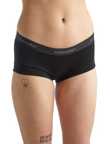 Preview: Icebreaker Women 200 Oasis Boy Shorts - black
