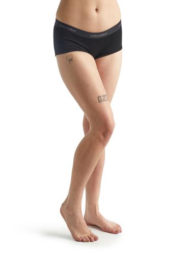 Icebreaker Women 200 Oasis Boy Shorts - black