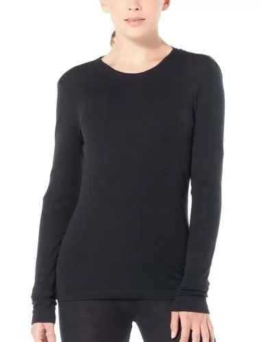 Icebreaker Women 175 Everyday LS Crewe - black