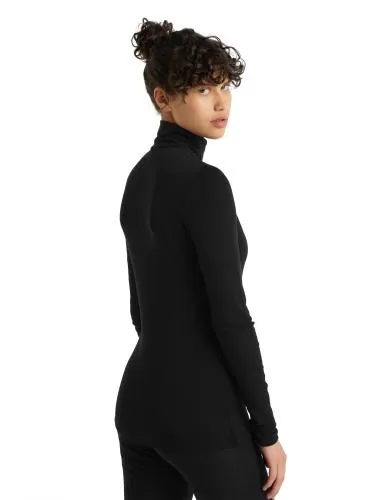 Icebreaker Women 175 Everyday LS Half Zip - black