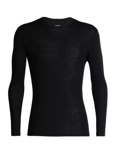 Icebreaker Men 175 Everyday LS Crewe - black