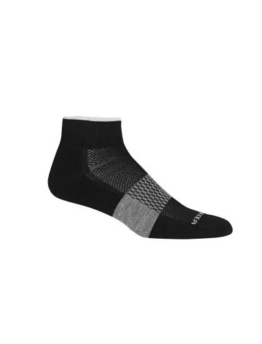 Icebreaker Men Multisport Light Mini - black/snow/metro hthr