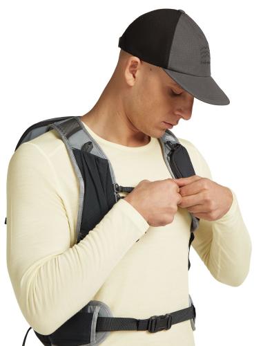 Preview: Icebreaker U Shell+ Cotton Windb Trucker Hat - obsidian