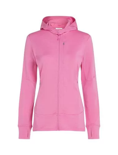 Icebreaker W Mer 260 Quantum IV LS Zip Ho - pop
