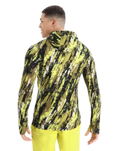 Preview: Icebreaker Men Quantum III LS Zip Hoodie Sedimentary - black