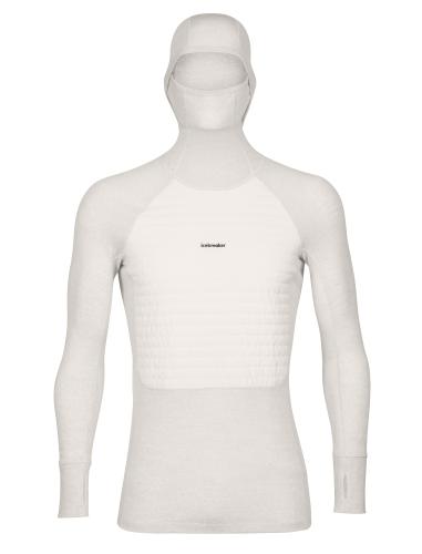Preview: Icebreaker Men ZoneKnit Insulated LS Hoodie - ecru hthr