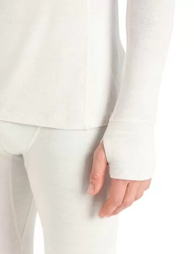 Icebreaker Men ZoneKnit Insulated LS Hoodie - ecru hthr