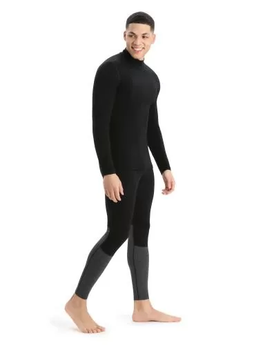 Icebreaker Men 260 Tech LS Turtleneck - black