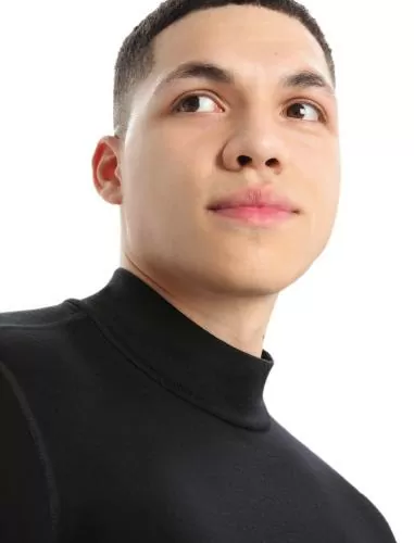 Icebreaker Men 260 Tech LS Turtleneck - black