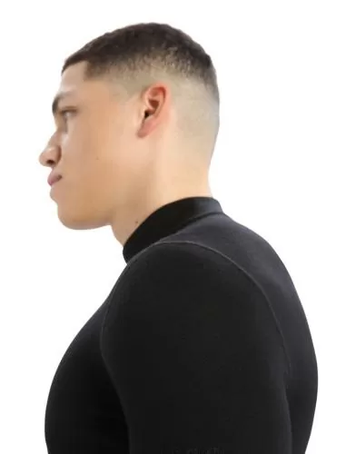 Icebreaker Men 260 Tech LS Turtleneck - black