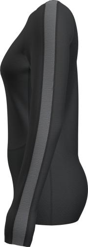 Preview: Icebreaker Women 125 ZoneKnit LS Crewe - jet hthr