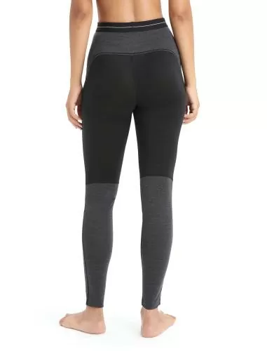 Icebreaker Women 125 ZoneKnit Leggings - black