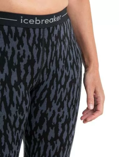 Icebreaker Women Merino 260 Vertex Leggings Glacial Flow - graphite