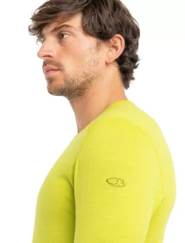 Icebreaker Men 200 Oasis LS Crewe - bio lime