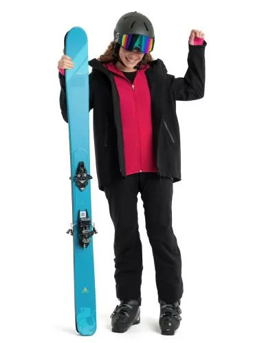 Icebreaker Women Descender LS Zip Hood - electron pink