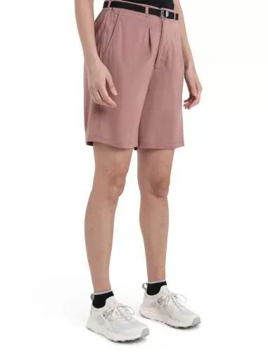 Icebreaker Women Merino IB X TNF Shorts - burlwood