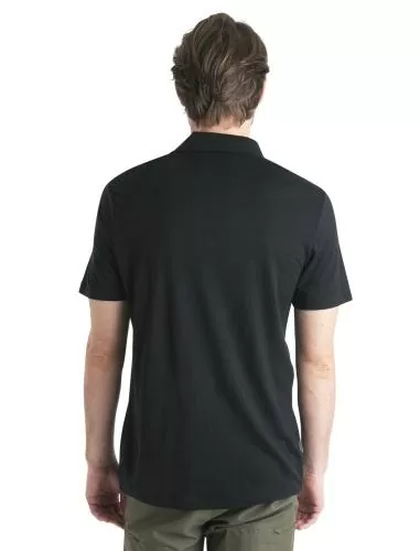Icebreaker Men Merino 150 Tech Lite III SS Polo - black