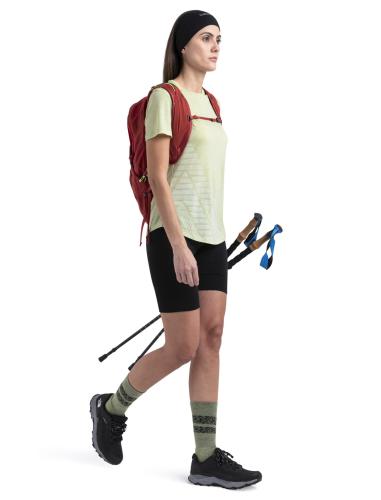 Preview: Icebreaker Women Merino 125 Cool-Lite Sphere III SS Tee Peak Quest - glazen