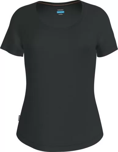 Icebreaker Women Merino 125 Cool-Lite Sphere III SS Scoop Tee - black