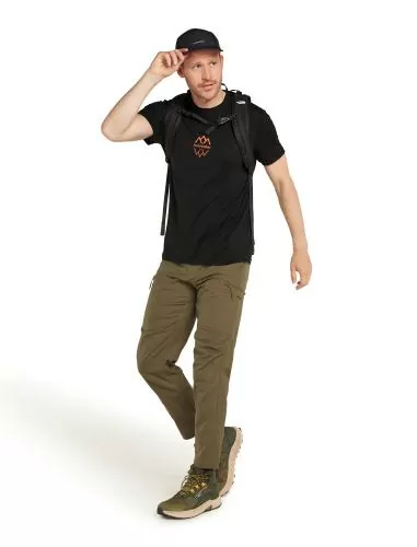Icebreaker Men Merino Mer 150 Tech Lite III SS Tee Logo Refl - black
