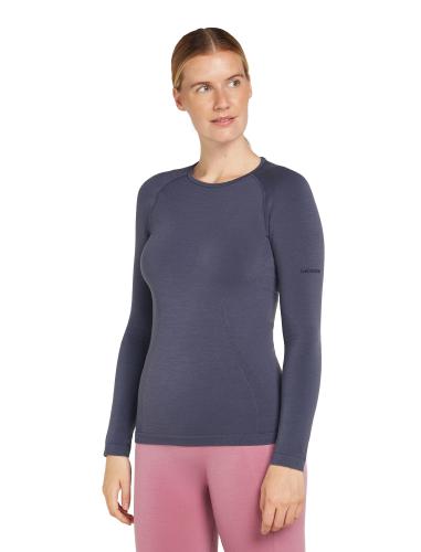Preview: Icebreaker Women Merino Mer 260 Zoneknit Seamless LS Crewe - graphite