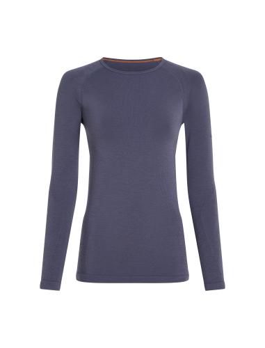 Preview: Icebreaker Women Merino Mer 260 Zoneknit Seamless LS Crewe - graphite
