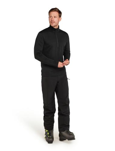 Preview: Icebreaker Men Merino Mer 360 Realfleece Elem LS Half Z - black
