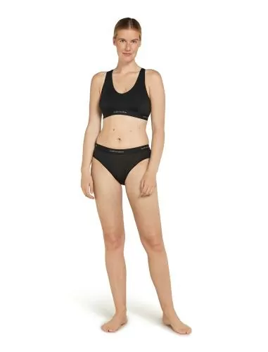 Icebreaker Women Merino Mer 125 Cool-Lite Sprite Racerback Bra - black