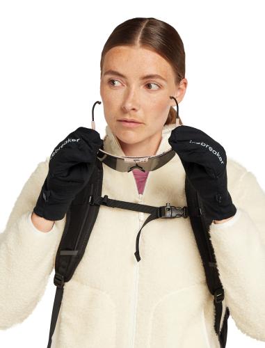 Preview: Icebreaker Unisex Merino Mer Sierra Convertible Mitten - black