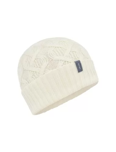 Icebreaker Unisex Merino Mer Cable Knit Beanie - undyed
