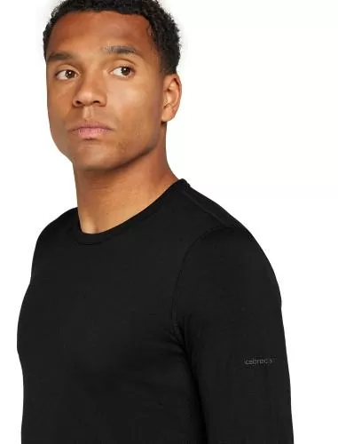 Icebreaker Men Merino Mer Core Heavyweight LS Crewe - black