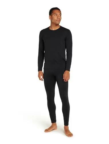 Icebreaker Men Merino Mer Core Heavyweight LS Crewe - black