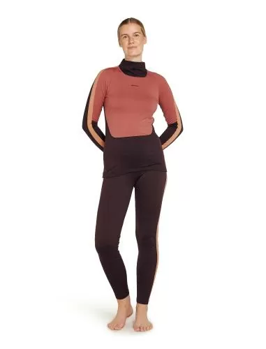 Icebreaker Women Merino 200 Oasis Sonebula LS High Neck - bitterswee
