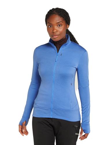 Preview: Icebreaker Women Merino Mer 260 Quantum IV LS Zip - baja