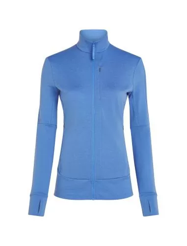 Icebreaker Women Merino Mer 260 Quantum IV LS Zip - baja