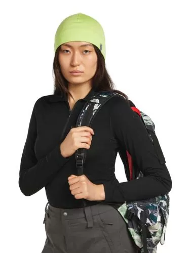 Icebreaker Unisex Merino 260 Quantum Beanie - peridot