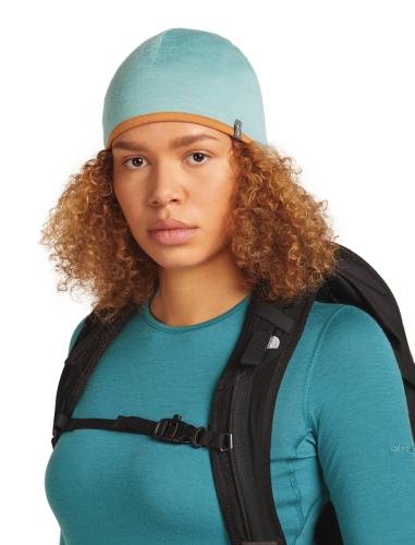 Preview: Icebreaker Unisex Merino 200 Oasis Reversible Beanie - hydro