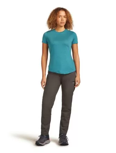 Icebreaker Women Merino Blend 125 Cool-Lite Sphere SS Tee - topaz