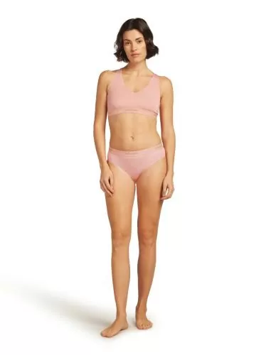 Icebreaker Women Merino Blend 125 Cool-Lite Sprite Hipster - blush