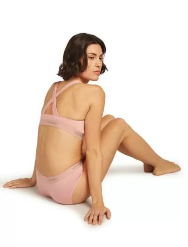 Icebreaker Women Merino Blend 125 Cool-Lite Sprite Hipster - blush