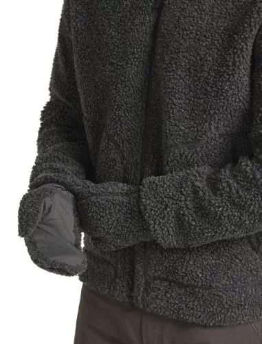 Icebreaker Unisex Merino Blend 960 RealFleece High Pile Mittens - jet hthr