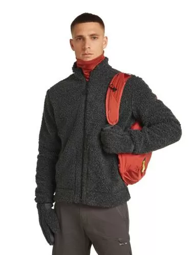 Icebreaker Unisex Merino Blend 960 RealFleece High Pile Mittens - jet hthr