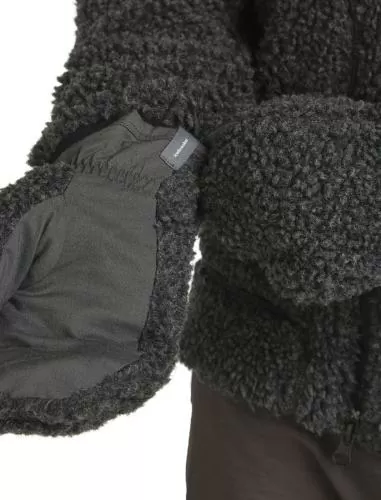 Icebreaker Unisex Merino Blend 960 RealFleece High Pile Mittens - jet hthr