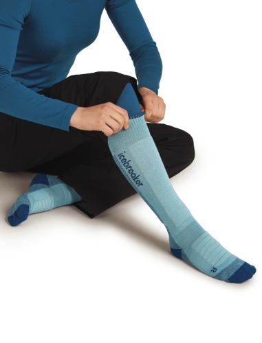 Preview: Icebreaker Women Merino Blend Ski+ Medium OTC - hydro