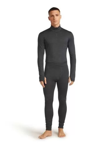 Icebreaker Men 200 MerinoFine Ace Leggings - jet hthr-011