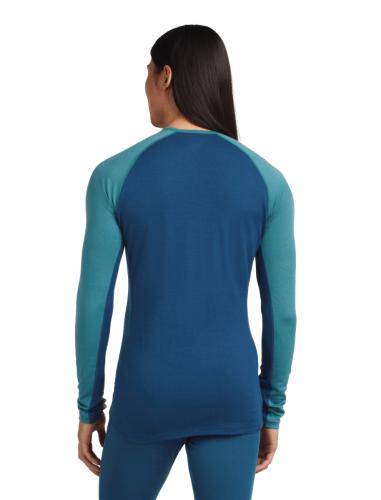Preview: Icebreaker Men Merino 200 ZoneKnit LS Crewe - atlantis