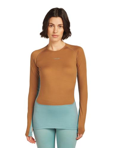 Preview: Icebreaker Women Merino 200 ZoneKnit LS Crewe - hydro