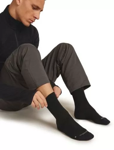 Icebreaker Men Merino Hike+ Liner Crew - black