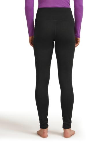 Preview: Icebreaker Women Merino 200 Oasis High Rise Leggings - black